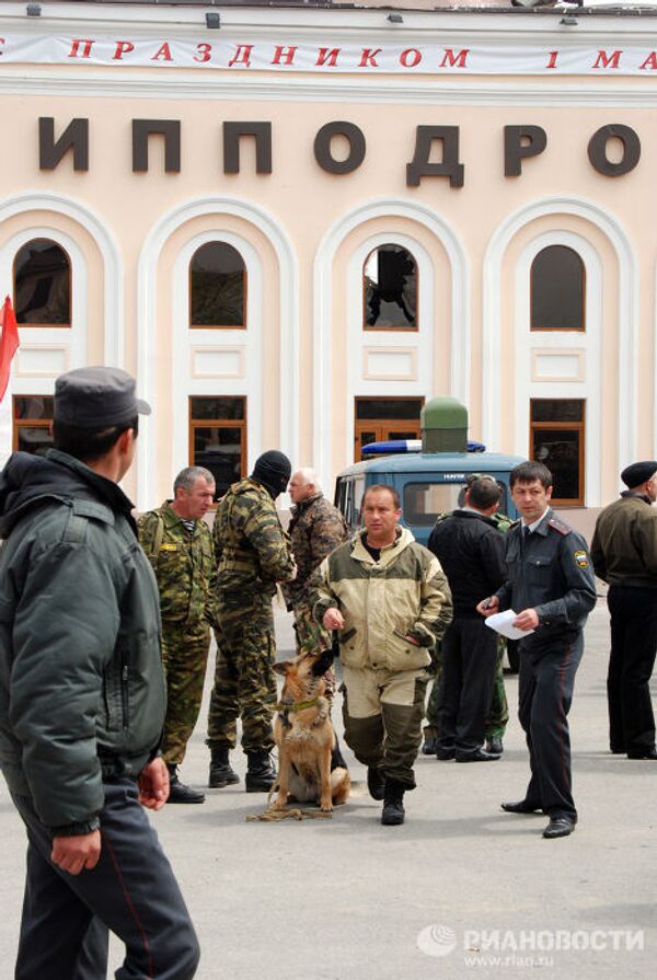 Взрыв произошел на ипподроме в Нальчике