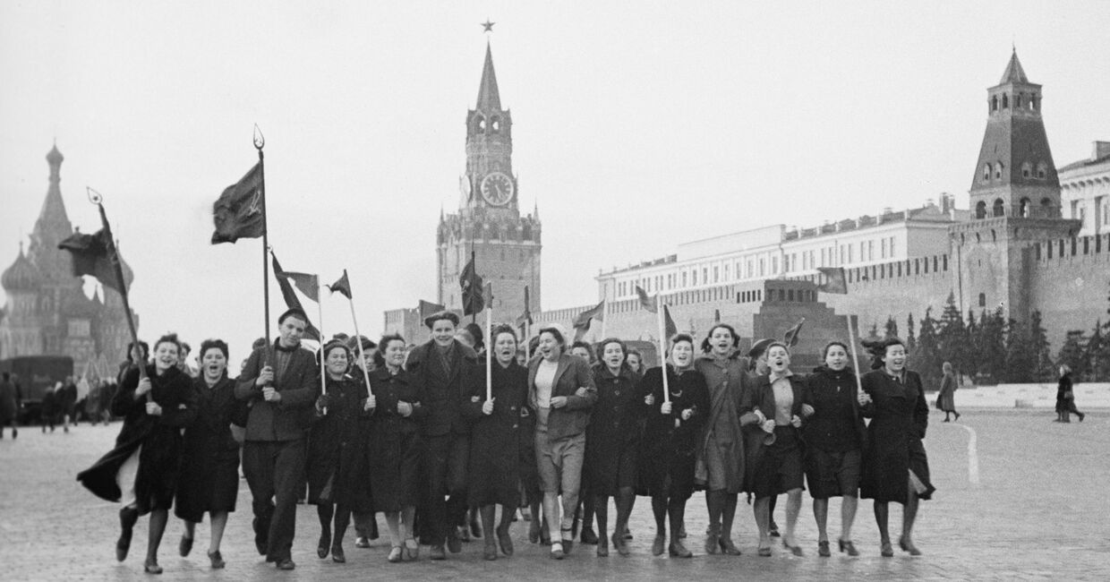 9 мая 1945 г. на Красной площади