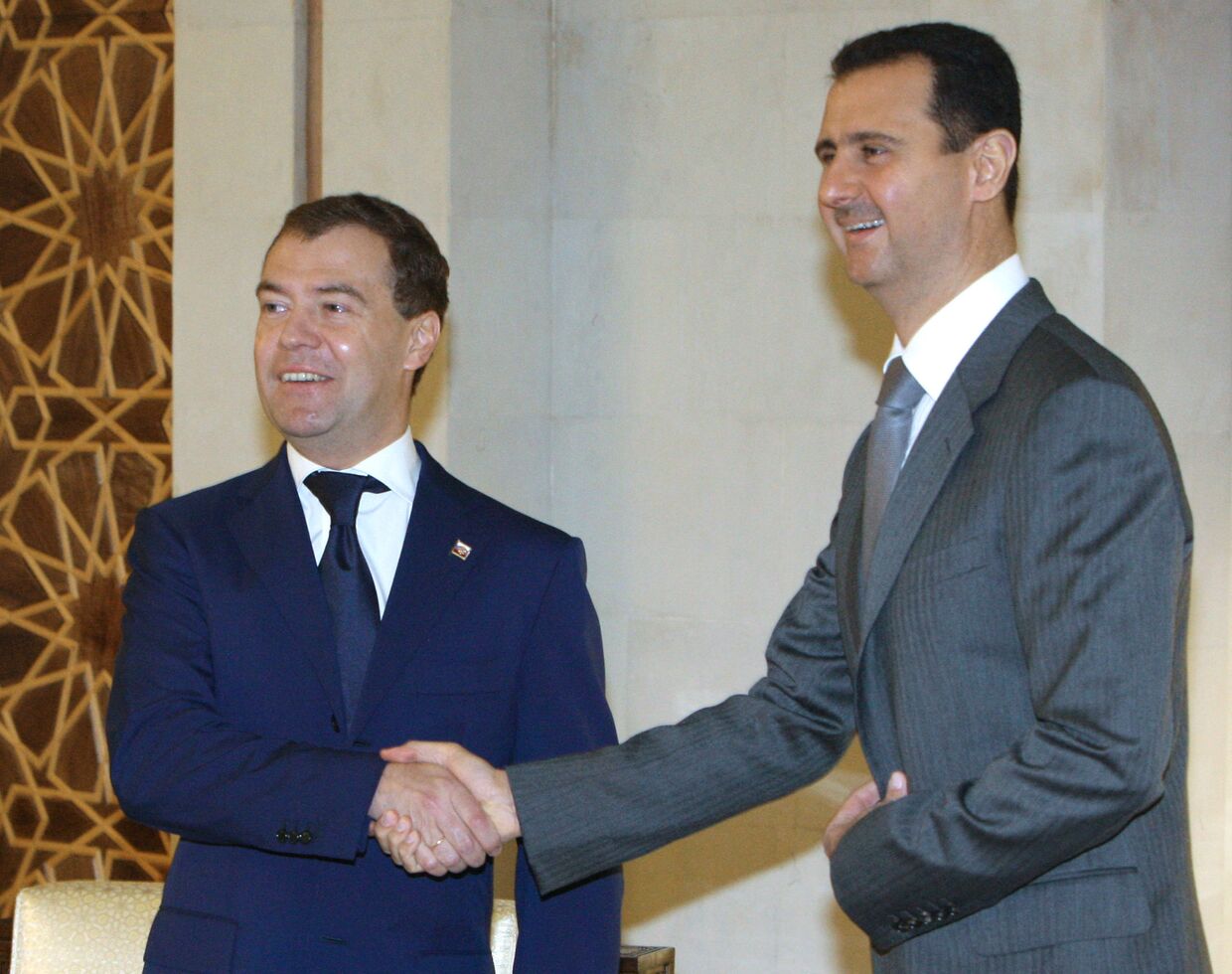 Встреча Дмитрия Медведева с Башаром Асадом