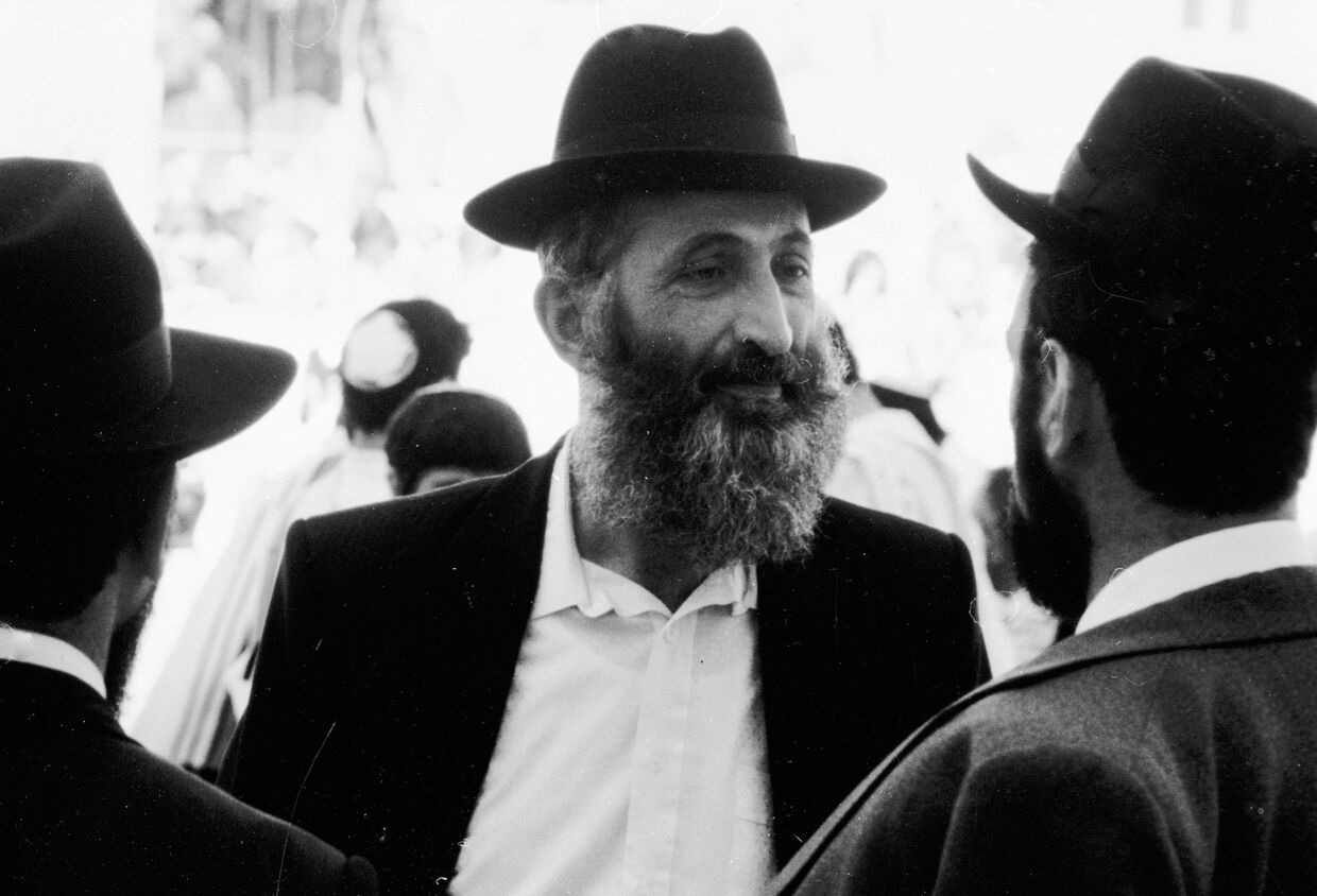 Ортодоксальные евреи на улице Иерусалима