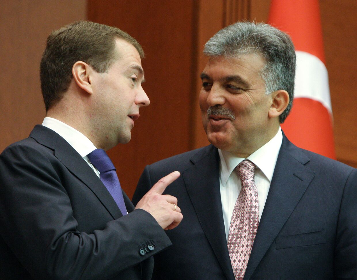 Д.Медведев на церемонии подписания совместных документов по итогам российско-турецких переговоров в Анкаре