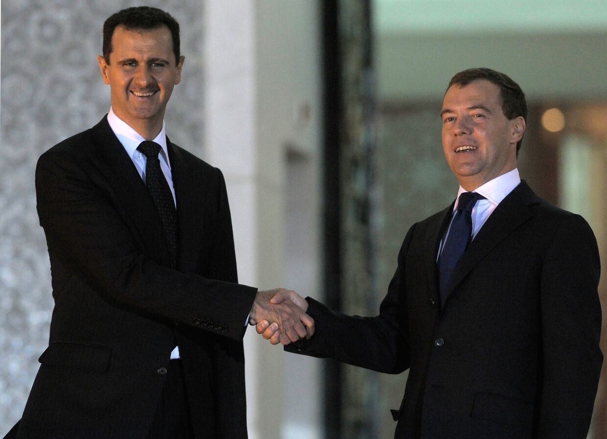 Встреча Дмитрия Медведева с Башаром Асадом