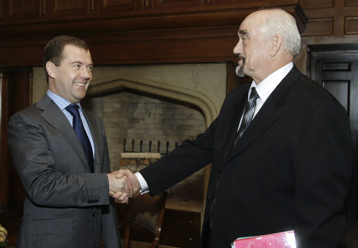 Президент России Д.Медведев провел рабочую встречу с лидером Приднестровья И.Смирновым