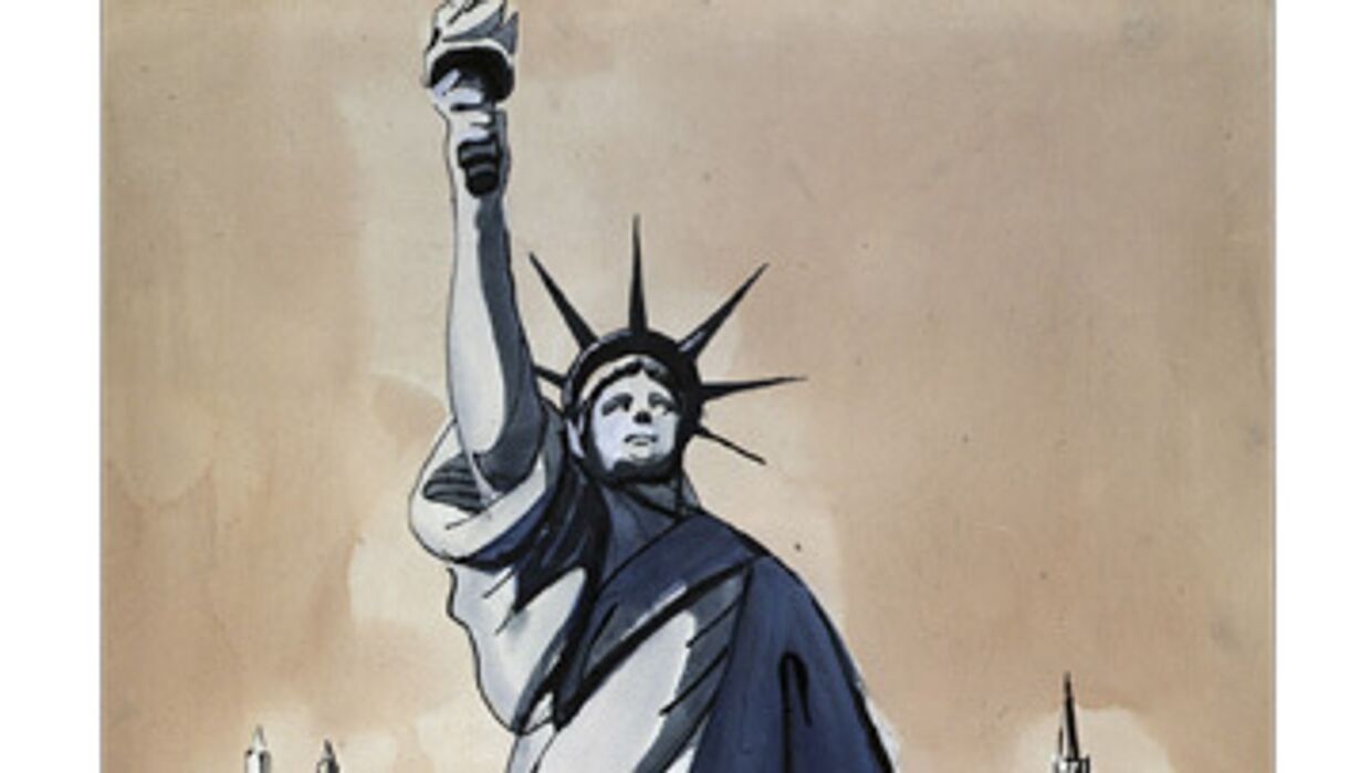 Репродукция плаката Свобода по-американски