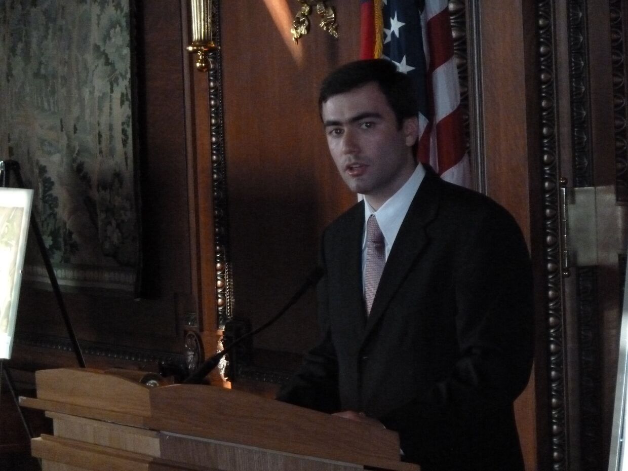 Павел Ходорковский представил в Вашингтоне выставку скетчей о процессе над его отцом