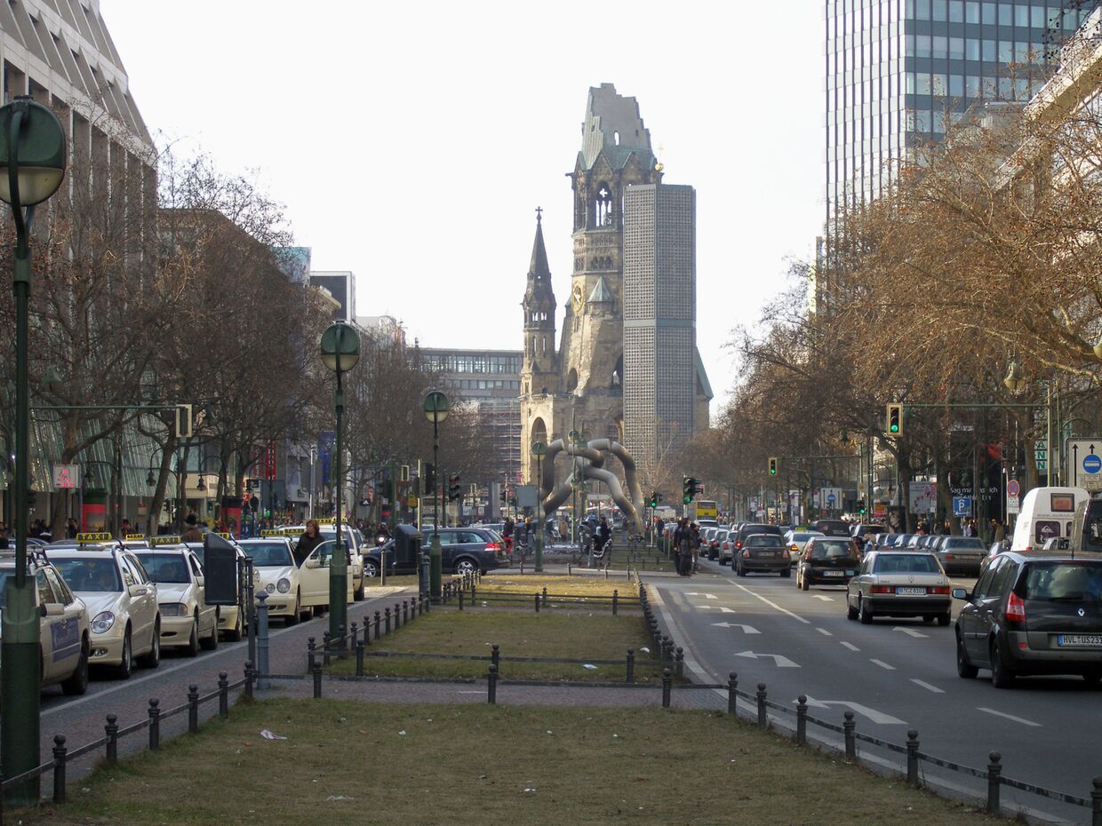 Одна из самых известных улица Берлина Курфюрстендам