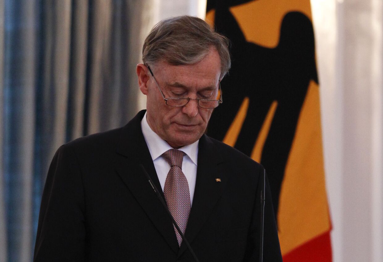 Президент Германии Хорст Кёлер ушел в отставку