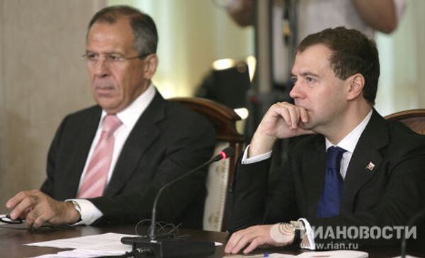 Президент РФ Д.Медведев принимает участие в саммите Россия-ЕС