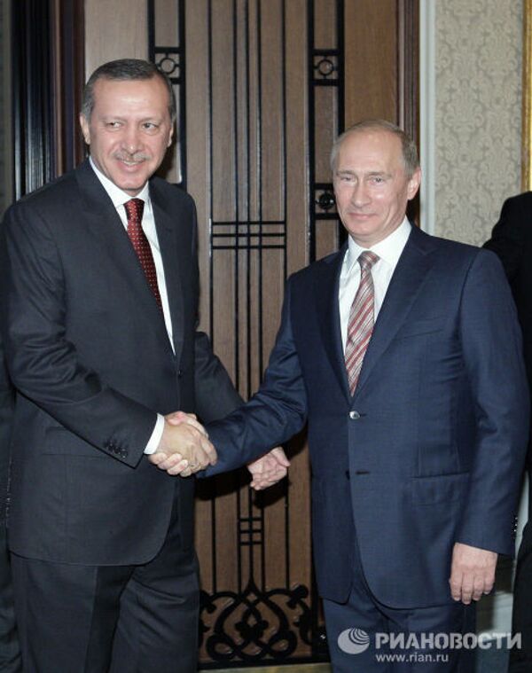 Встреча Владимира Путина с Реджепом Тайипом Эрдоганом