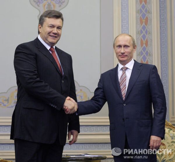 Встреча Владимира Путина и Виктора Януковича