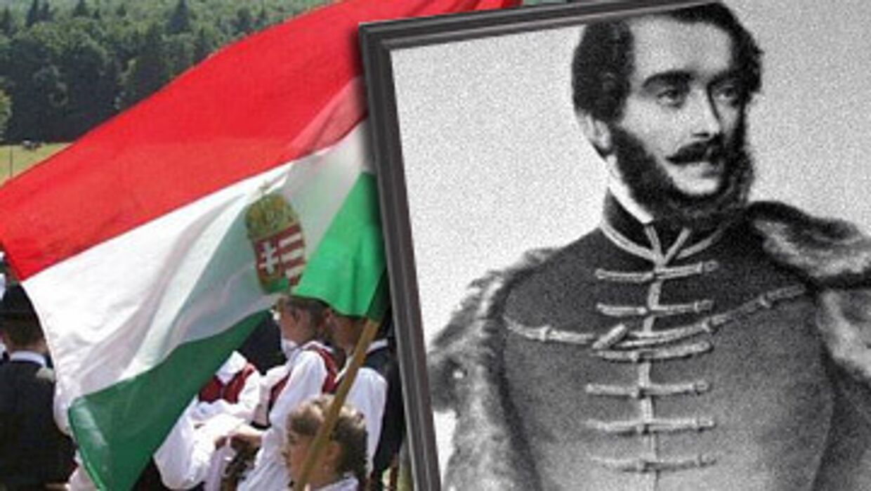 Вождь национально-освободительного движения в революции 1845 года в Венгрии Лайош Кошут