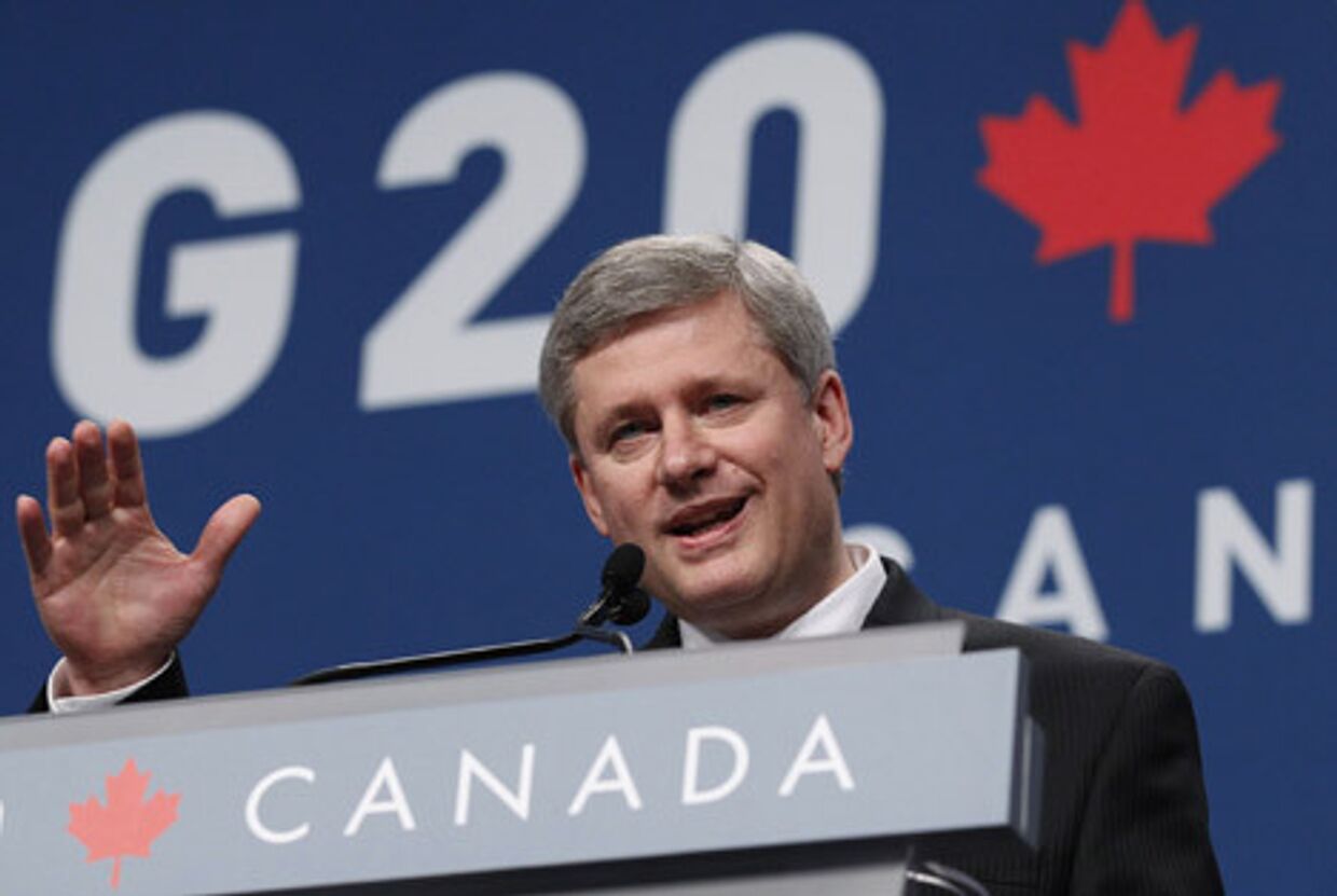 саммит G20 в Торонто Стефан Харпер