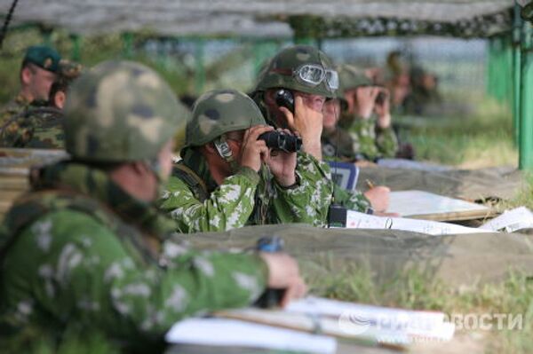 Тактические учения 74-й отдельной гвардейской мотострелковой бригады СибВО