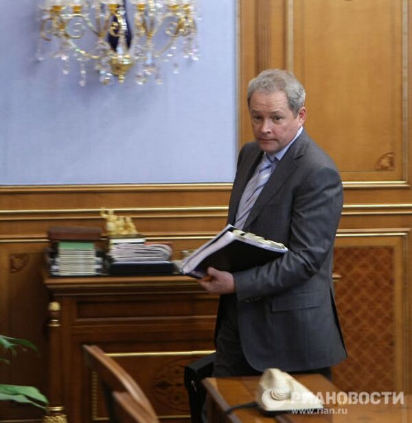 Виктор Басаргин в Доме правительства РФ на совещании