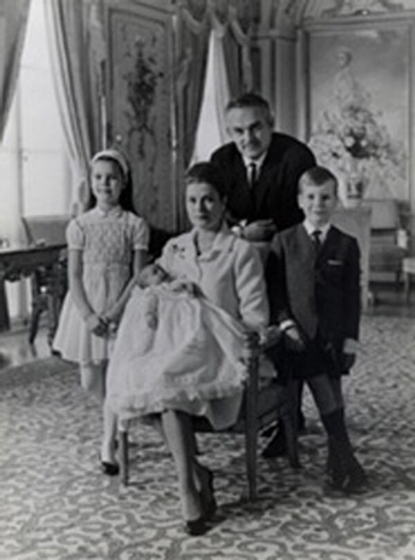 семья князя Монако Ренье III