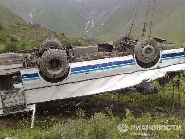 Крушение пассажирского автобуса на Транскаме