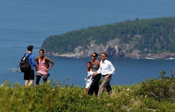 Семейный отдых Барака Обамы