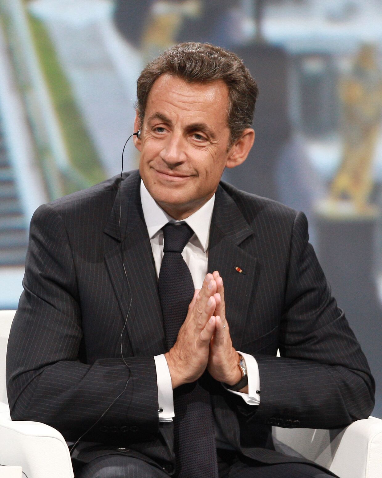 Николя Саркози на заседании ПМЭФ-2010 Мировая экономика. Переосмысление глобального развития