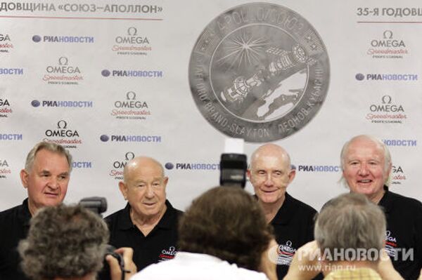 Пресс-конференция, посвященная 35-й годовщине проекта Союз – Аполлон