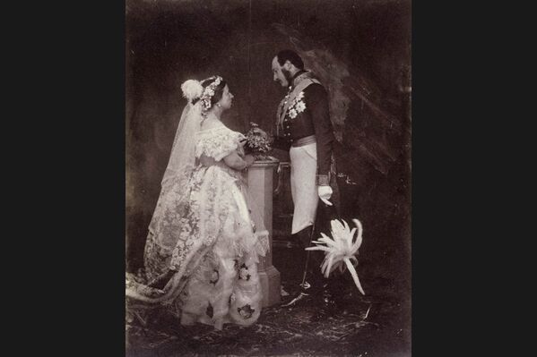 Король Альберт и королева Виктория 1854 год