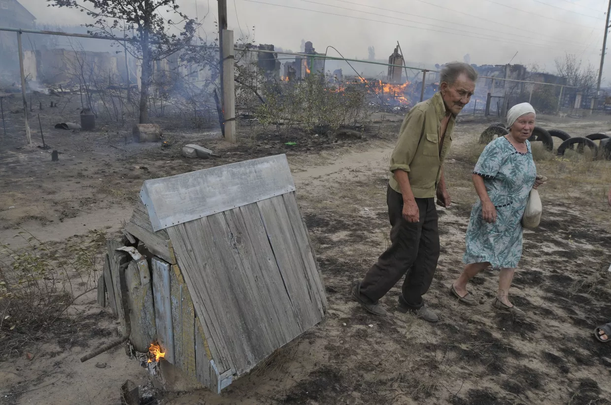 Пожары под Воронежем