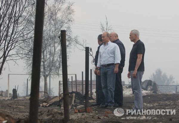 Премьер-министр РФ Владимир Путин прибыл с рабочей поездкой в Нижегородскую область