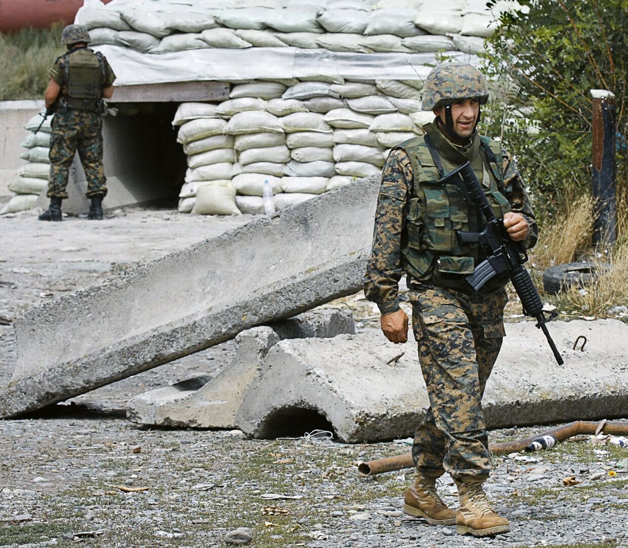 Нападение на грузию. Цхинвали 2008 грузинские солдаты. Конфликт Грузии и Южной Осетии в 2008.