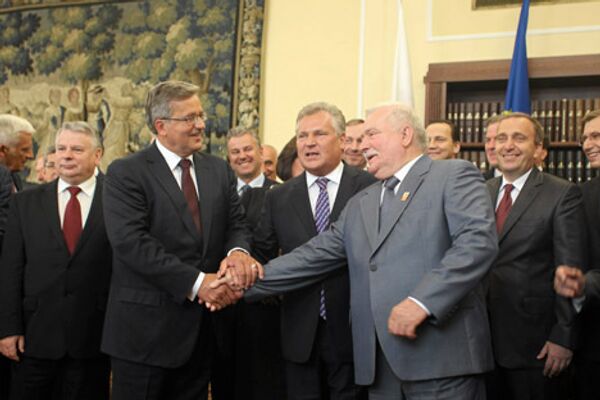 Инаугурация нового президента  Польши Бронислава Коморовского