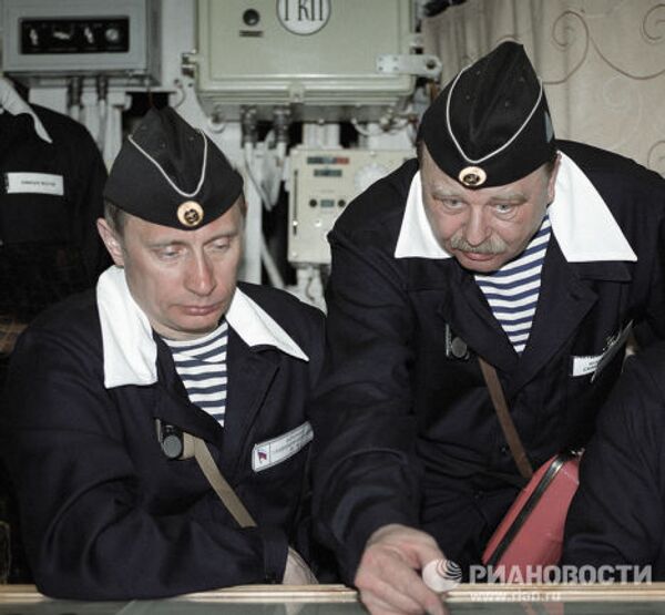 Владимир Путин на атомной подводной лодке