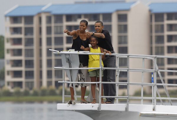 Уикенд семьи Обама во Флориде