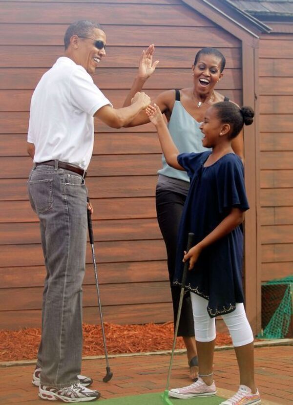Уикенд семьи Обама во Флориде