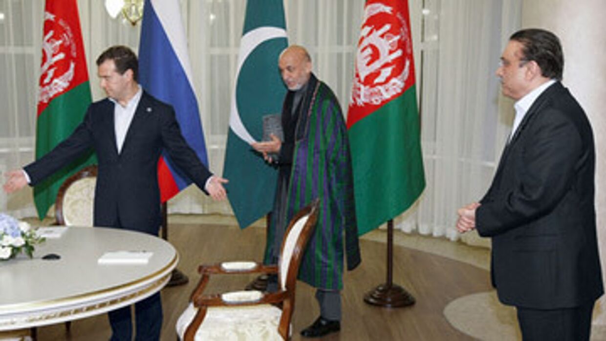 Россия принимает лидеров Афганистана и Пакистана