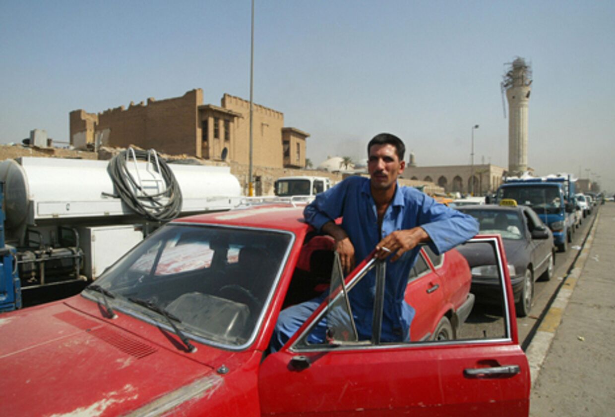 Пробки на дорогах ирак багдад