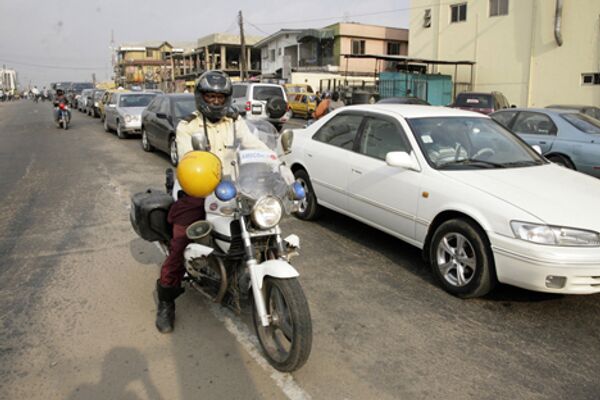 Пробки на дорогах нигерия лагос