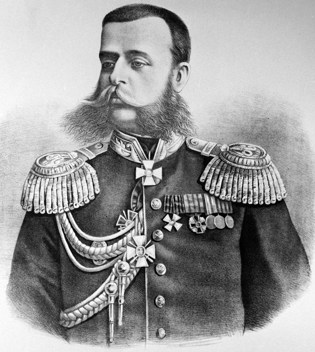 Участник Русско-Турецкой войны генерал-лейтенант Михаил Дмитриевий Скобелев