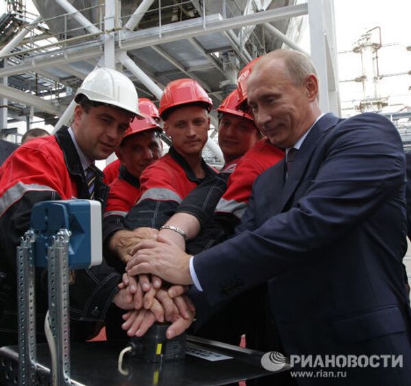 Премьер-министр РФ Владимир Путин посетил ООО ЛУКОЙЛ – Нижегороднефтеоргсинтез