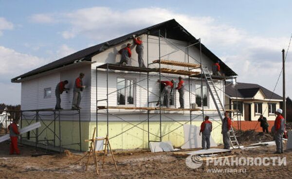 Строительство нового дома в поселке Верхняя Верея