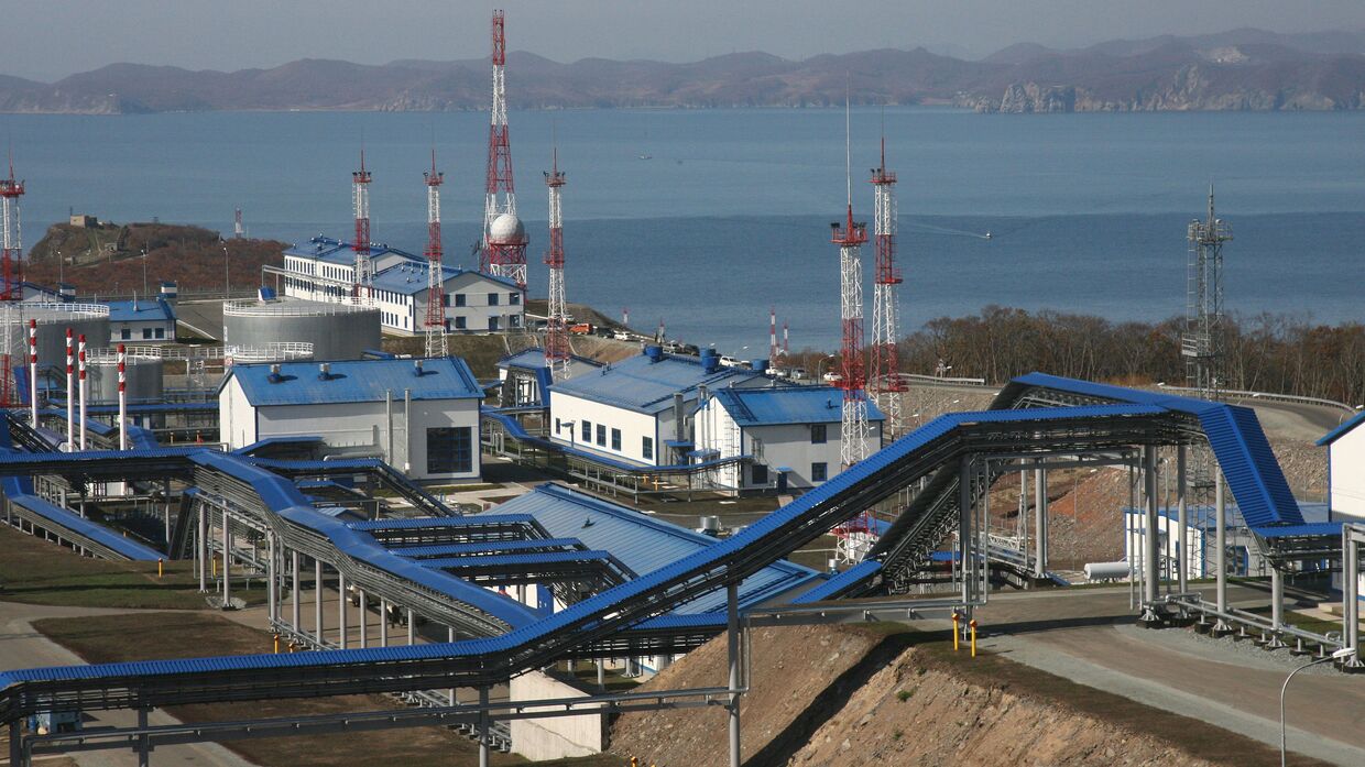 Специализированный морской нефтеналивной порт Козьмино в Приморье