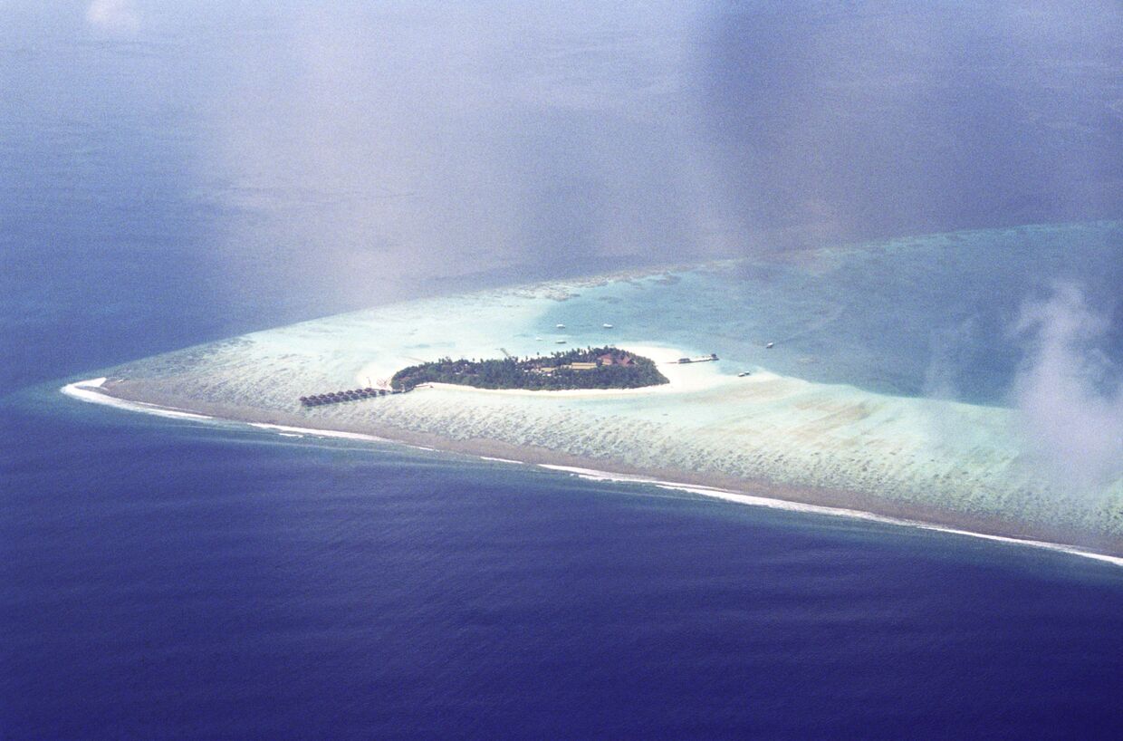 Один из мальдивских атоллов