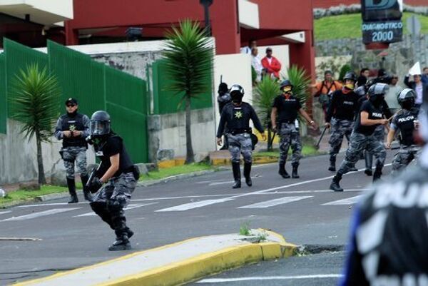 Беспорядки в столице Эквадора