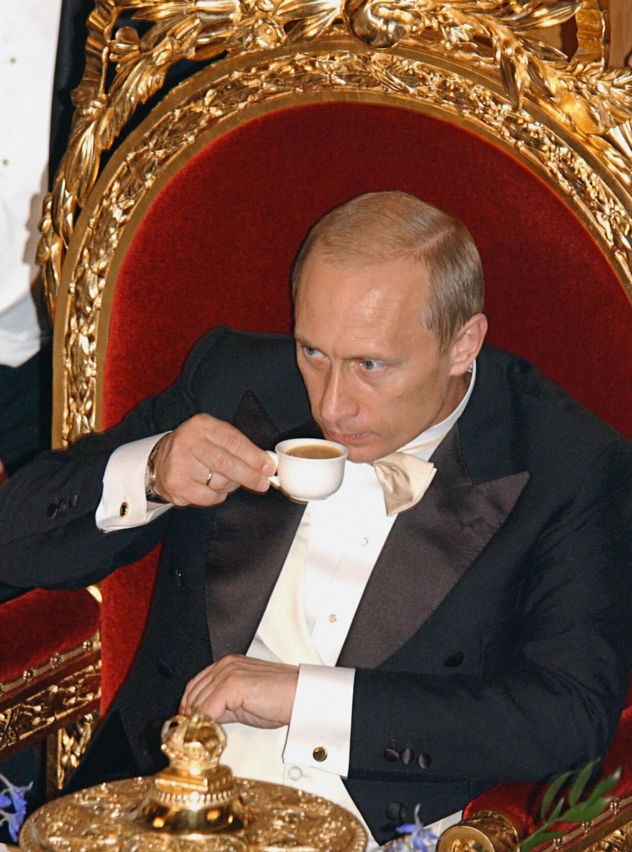 В.Путин на праздничном обеде в Гилдхолле в Лондоне