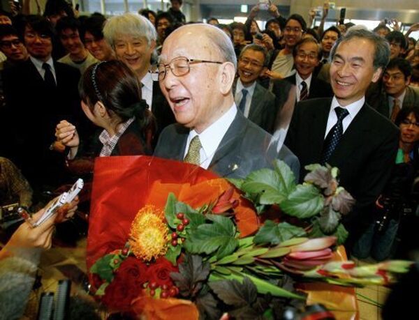 Лауреат Нобелевской премии по химии Акира Судзуки