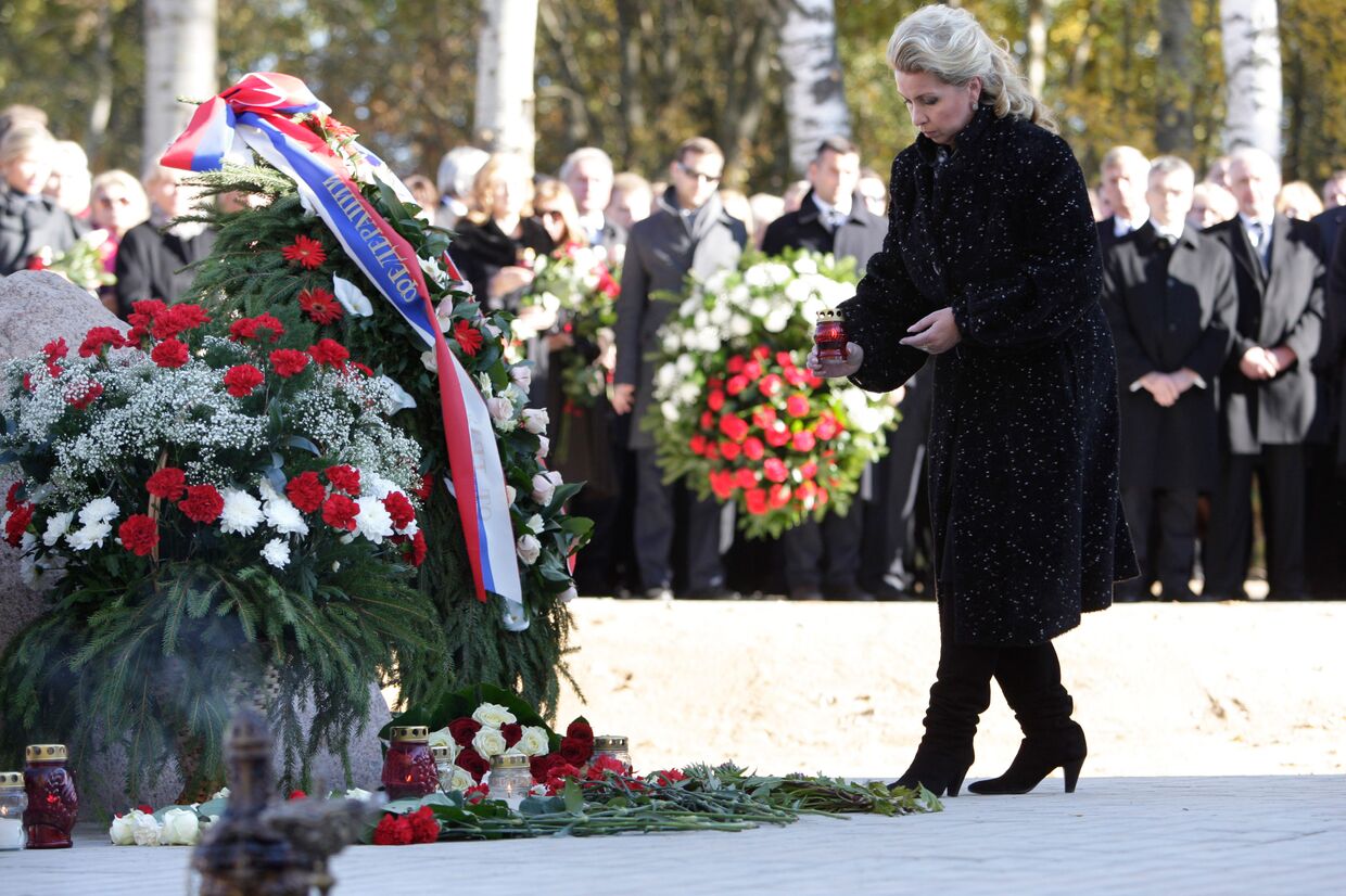 Траурные мероприятия памяти жертв катастрофы Ту-154