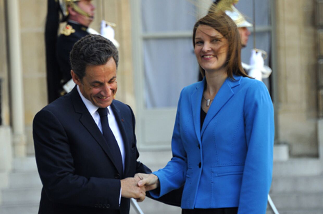 Николя Саркози и Мари Кивиниеми