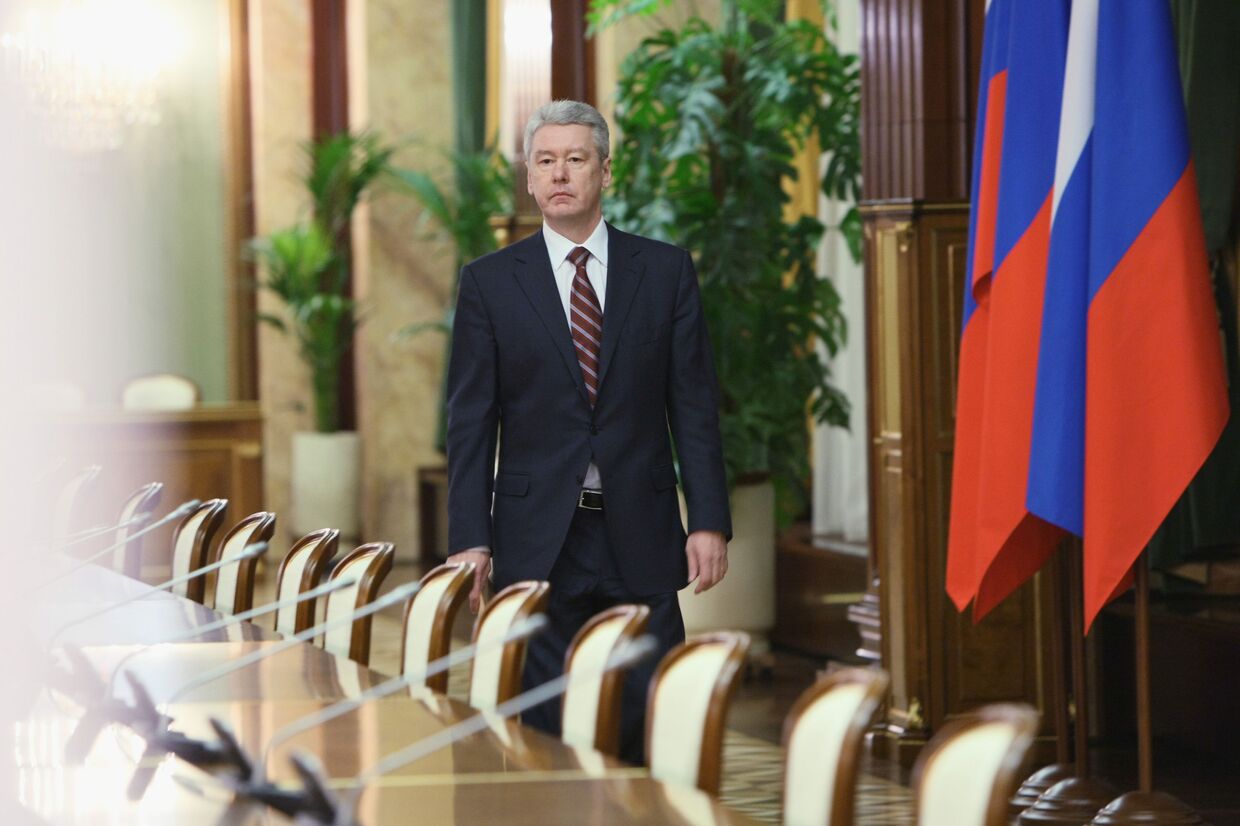 Сергей Собянин в Доме правительства