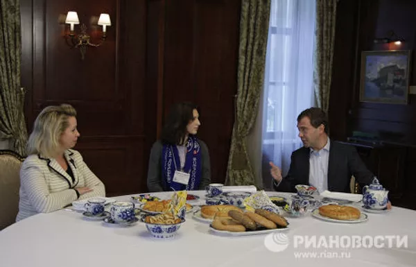 Президент РФ Дмитрий Медведев принял участие во Всероссийской переписи