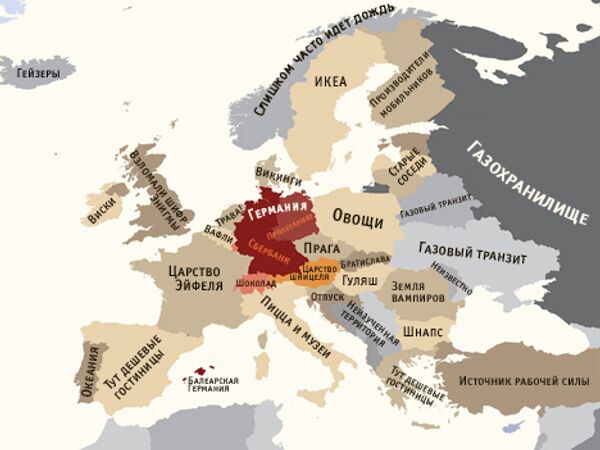 Европа глазами разных стран