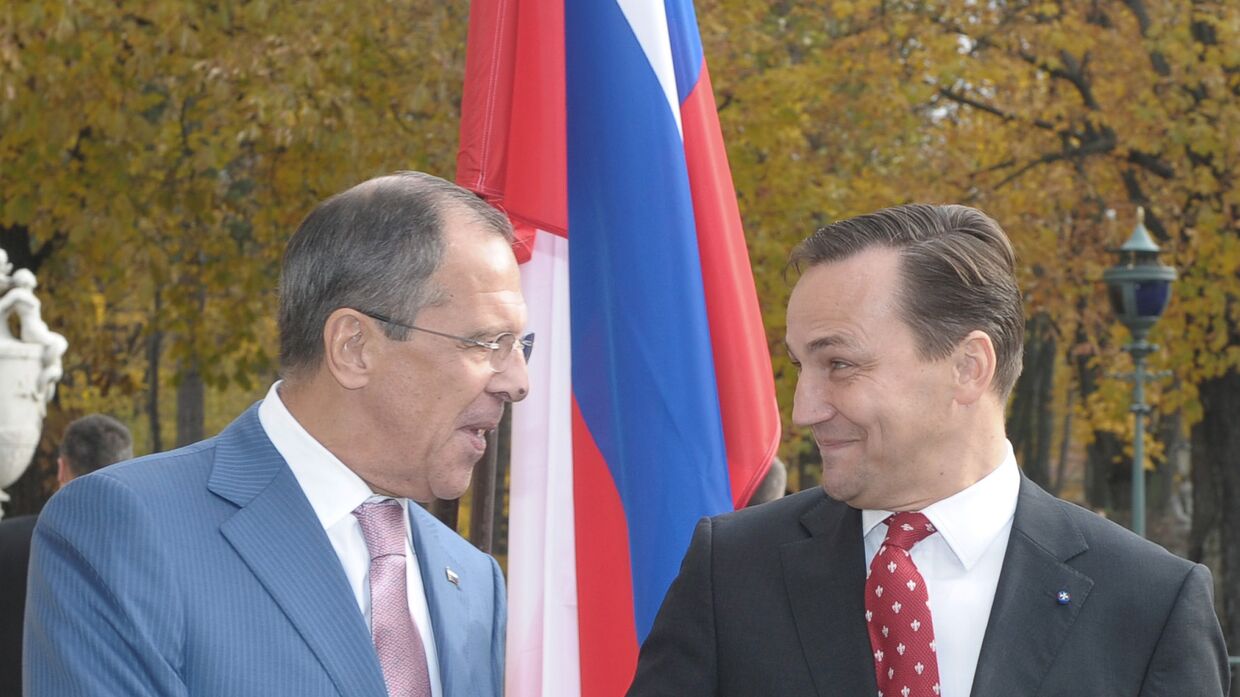 Визит министра иностранных дел России Сергея Лаврова в Польшу