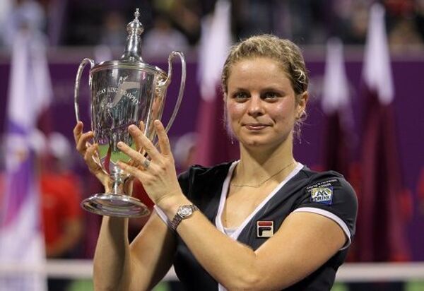Бельгийка Ким Клейстерс стала победительницей итогового теннисного турнира в Дохе