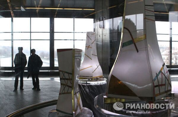 Открытие выставки Русский фарфор в Московском метрополитене на станции Воробьевы горы
